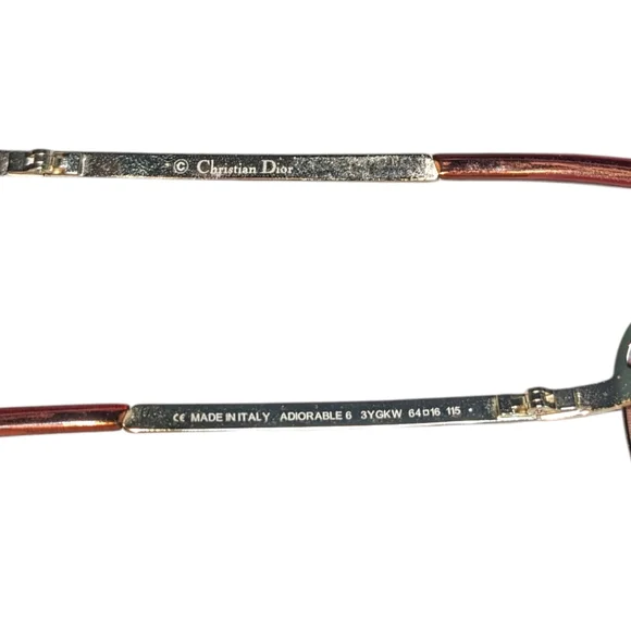 Dior | Adiorable Vintage Y2K Pink Rimless Sunglasses 64-16-115 - Picture 4 of 5